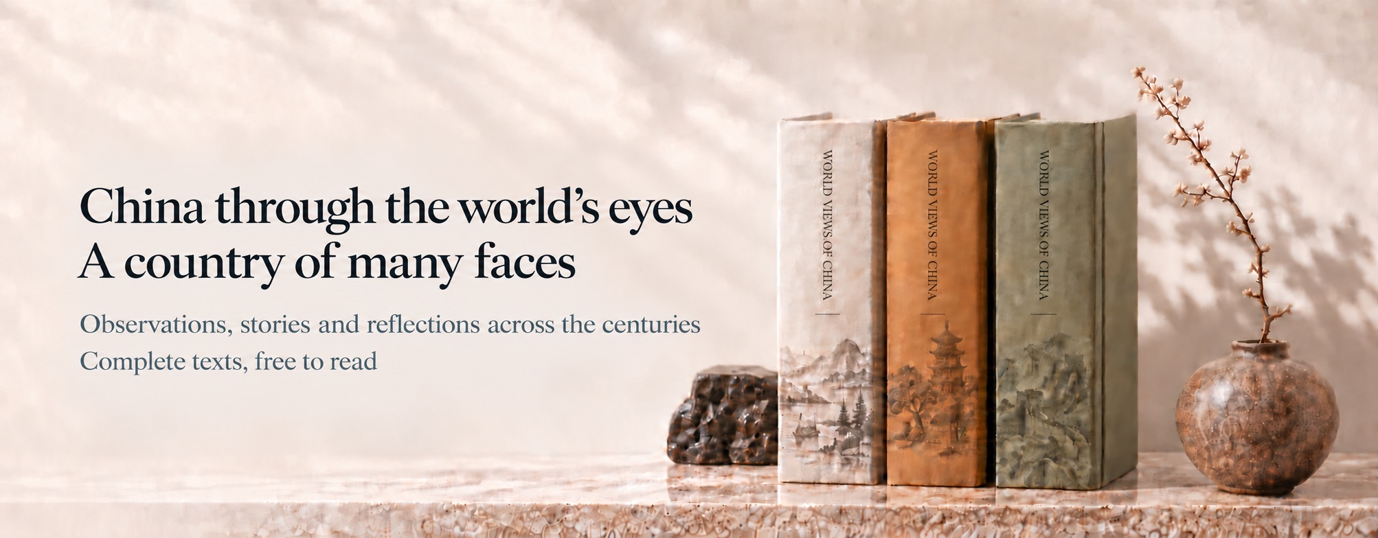 China through the world's eyes. A country of many faces. Observations, stories and reflections across the centuries; complete texts, free to read.