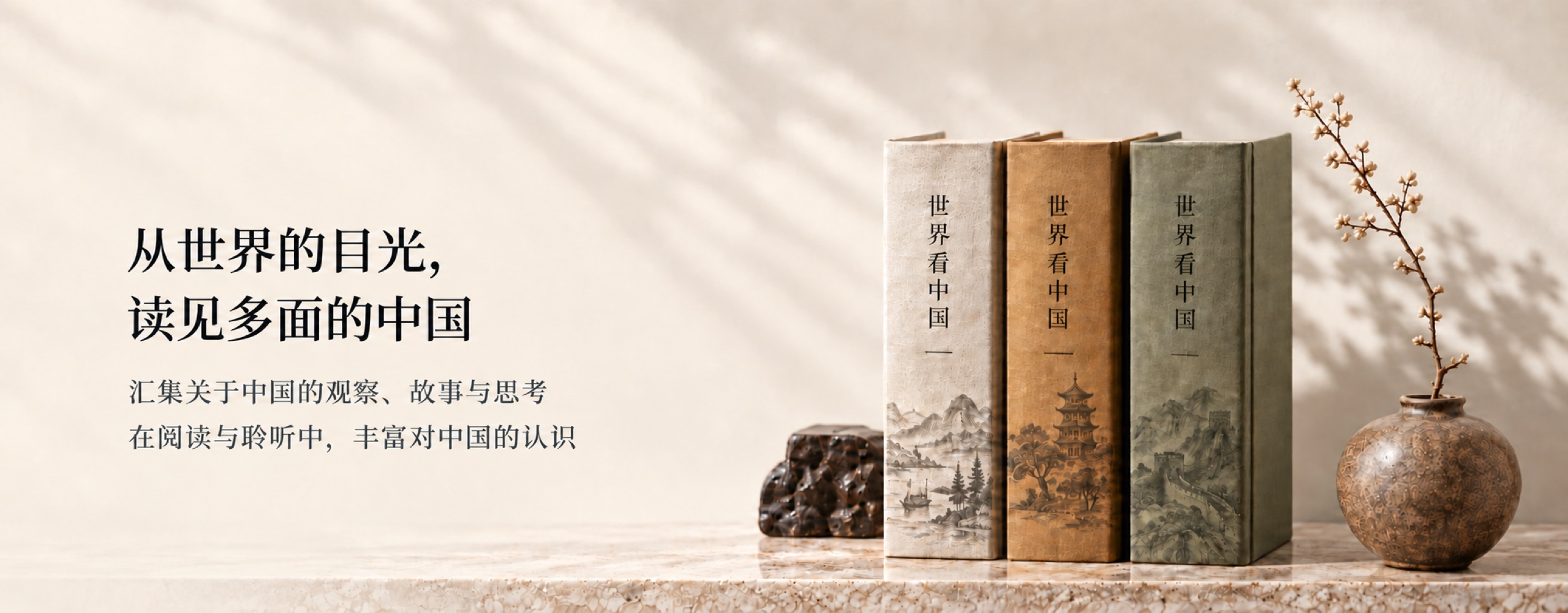 从世界的目光，读见多面的中国。汇集关于中国的观察、故事与思考；在阅读与聆听中，丰富对中国的认识。